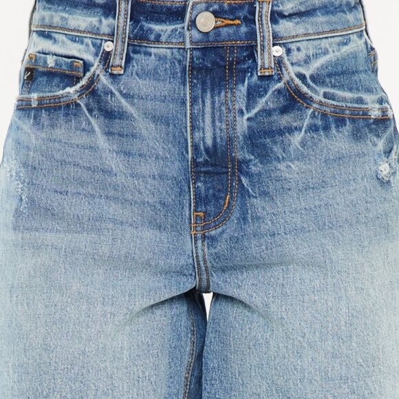 Hazel Blues® |  Kancan Raw Hem High Waist Denim Shorts - Picture 6 of 13